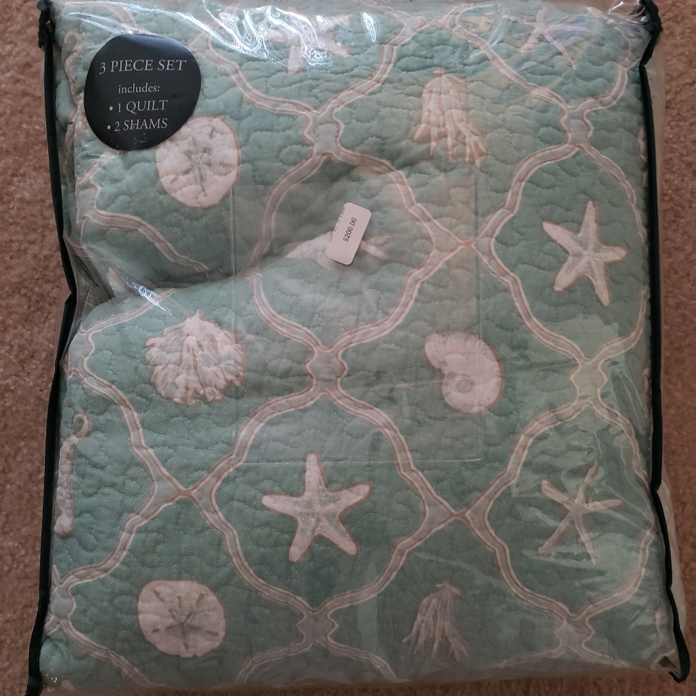 Queen Quilt Coastal Theme